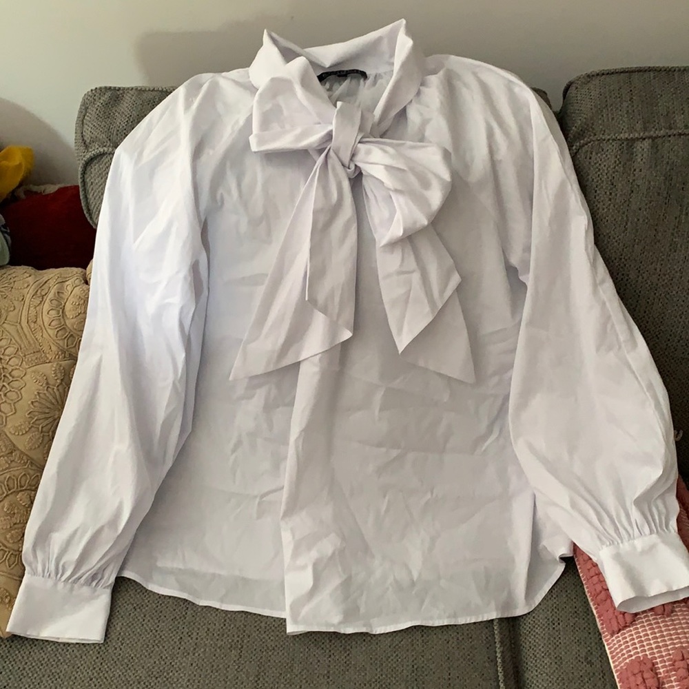 eloquii bow blouse